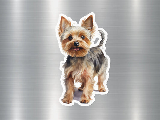 Cute Yorkshire Terrier Dog Sticker