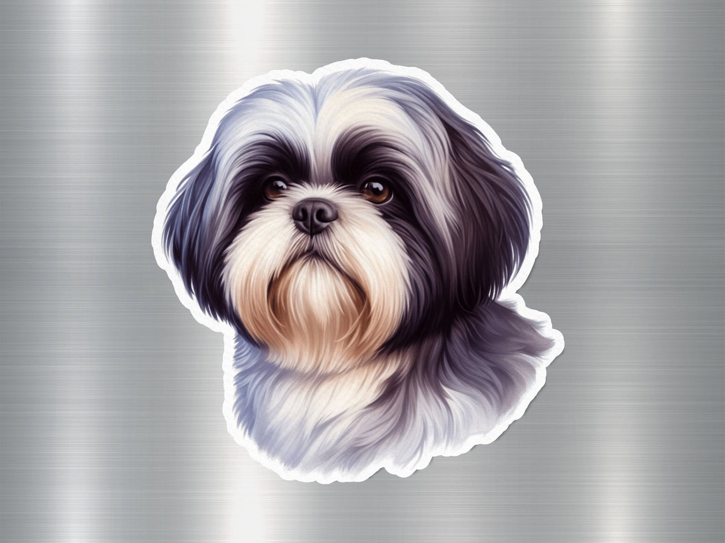 Cute Lhasa Apso Dog Sticker