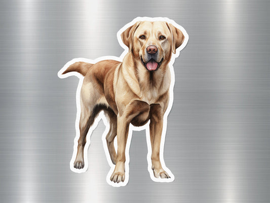 Cute Labrador Retriever Dog Sticker