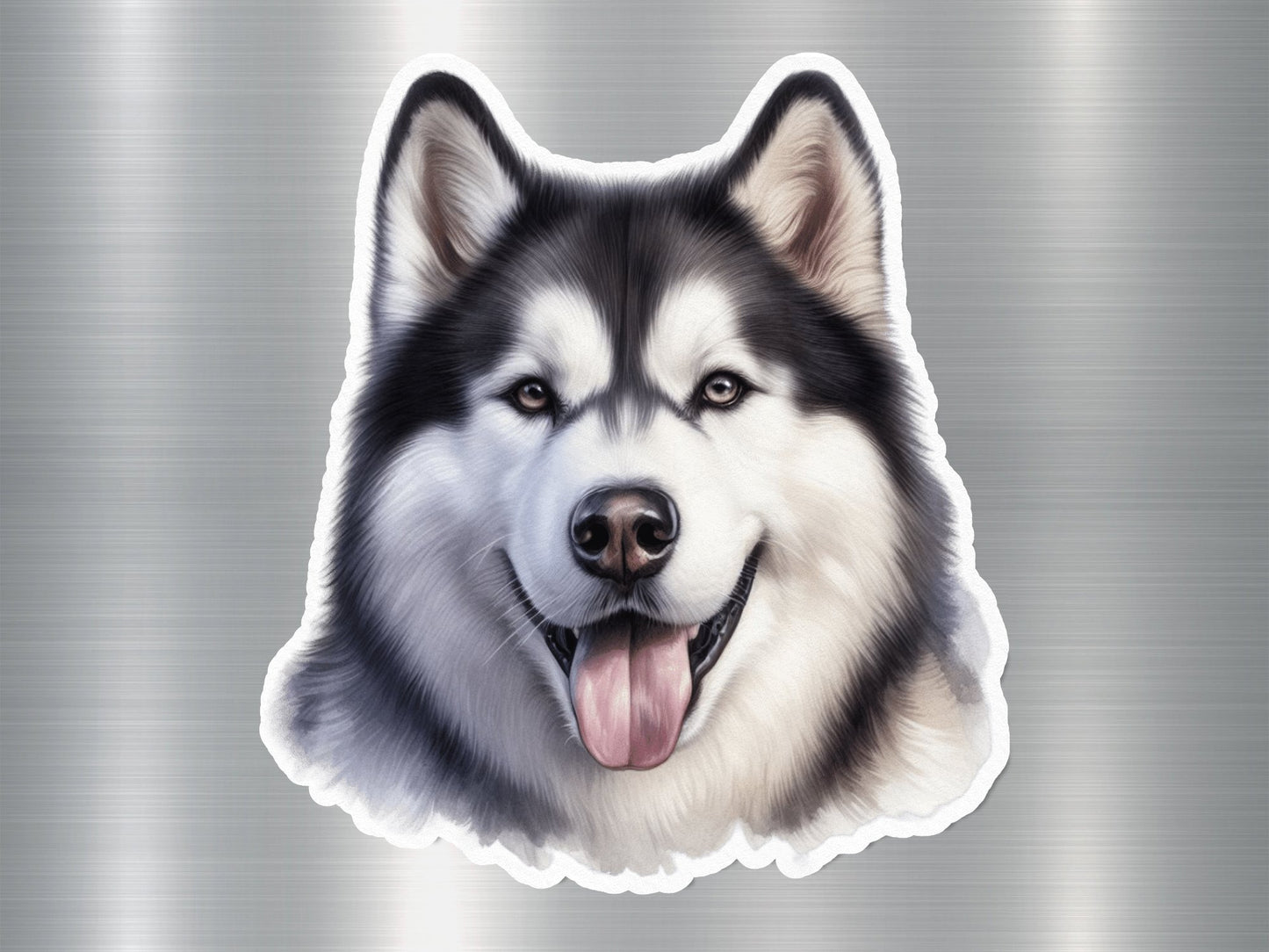 Alaskan Malamute Dog Sticker