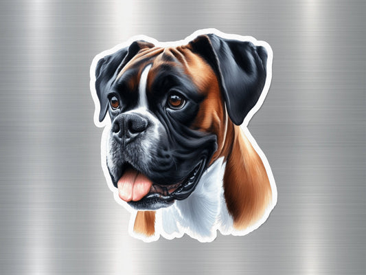 Cute Boxer Dog Sticker