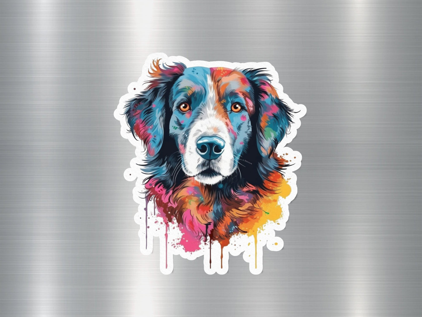 Happy Bernese Mountain Dog Sticker