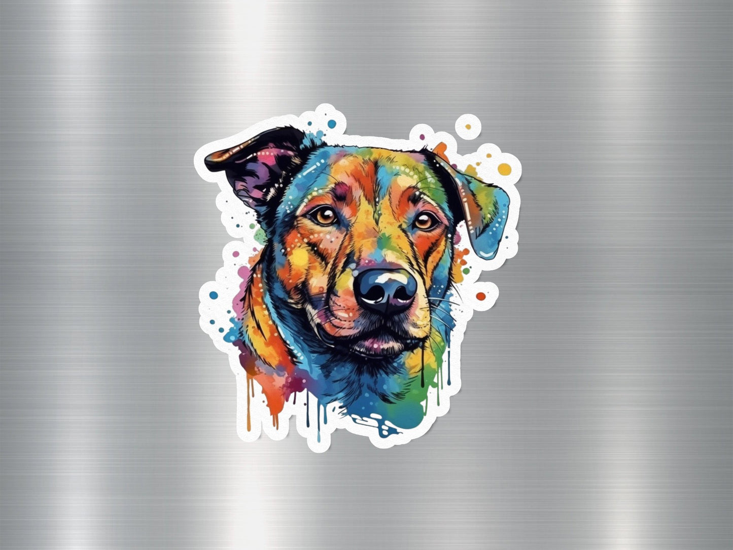 Quadro Labrador Retriever Dog Sticker