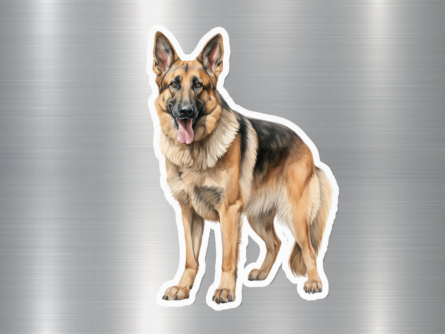 Adorable German Shepherd Dog Sticker