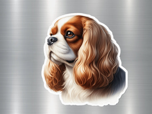 King Charles Cavalier Dog Sticker