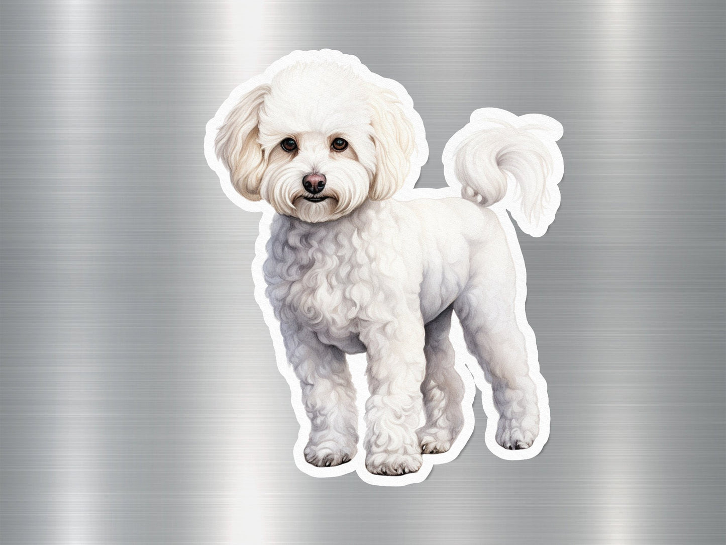 Adorable Maltese Dog Sticker