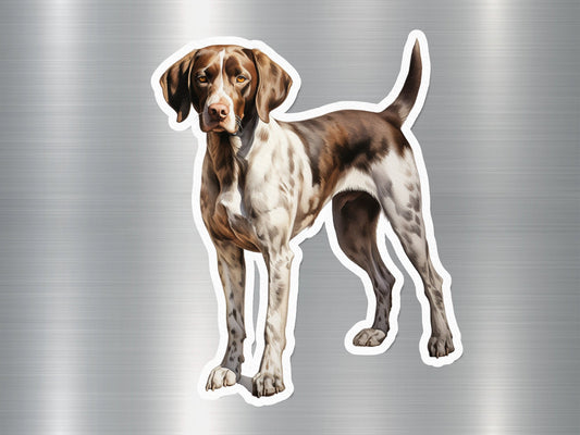 Adorable German Shorthaired Dog Sticker