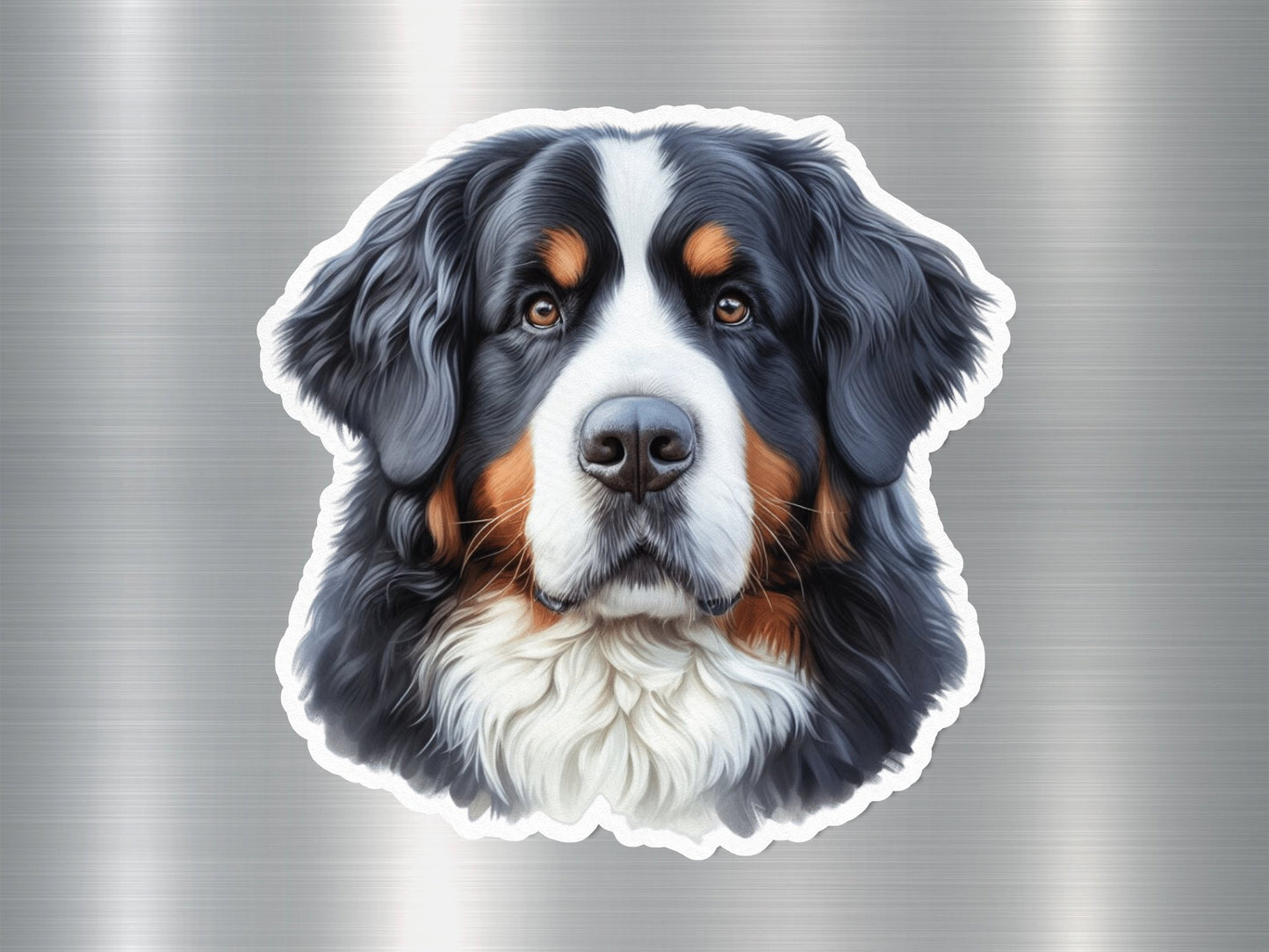 Adorable Bernese Mountain Cute Dog Sticker