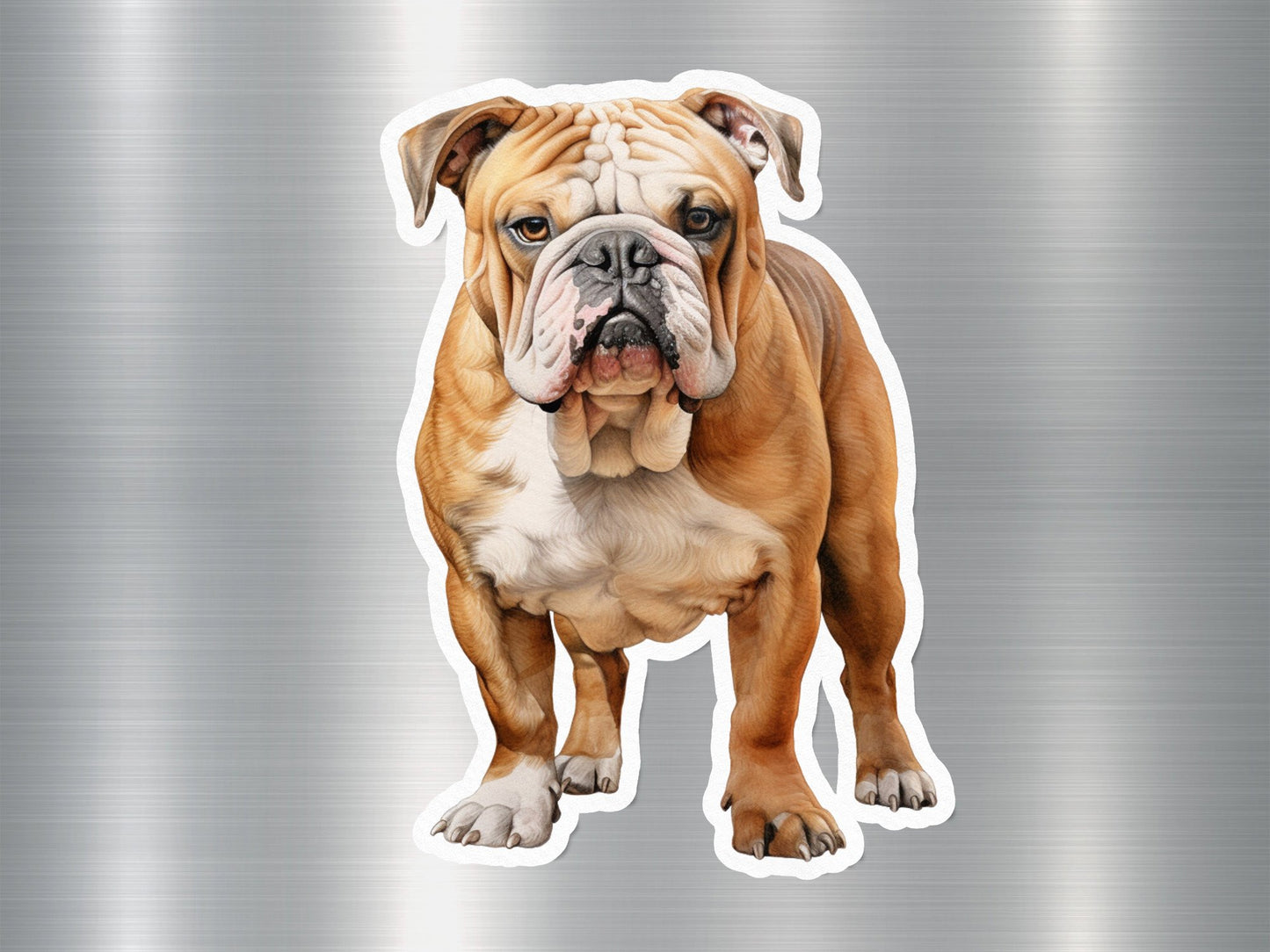 Cute English Bulldog Dog Sticker