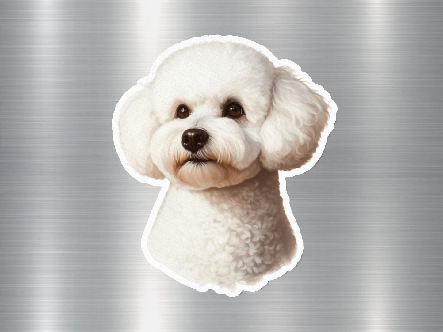 Wholesale Happy Bichon Frisé Dog Sticker