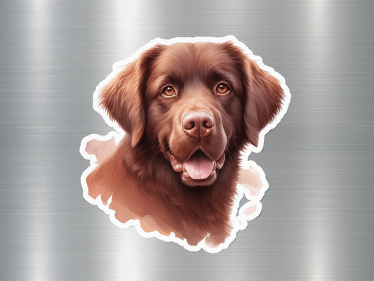 Cute Adorable Labrador Retriever Dog Sticker