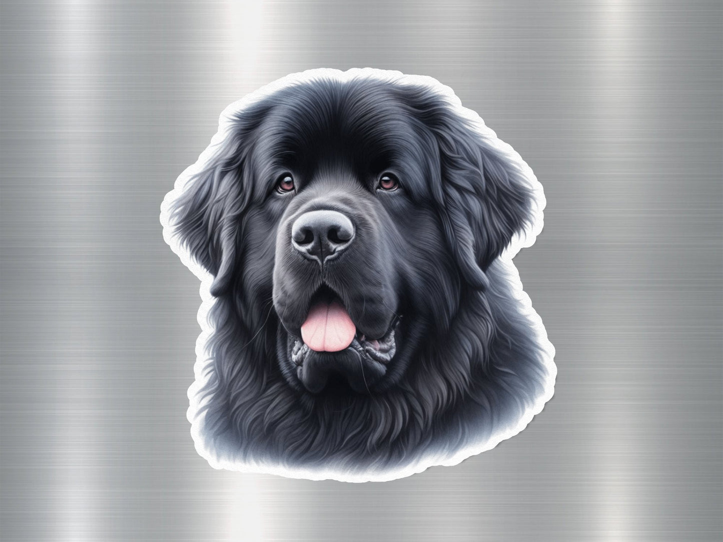 Newfoundland Adorable Dog Sticker