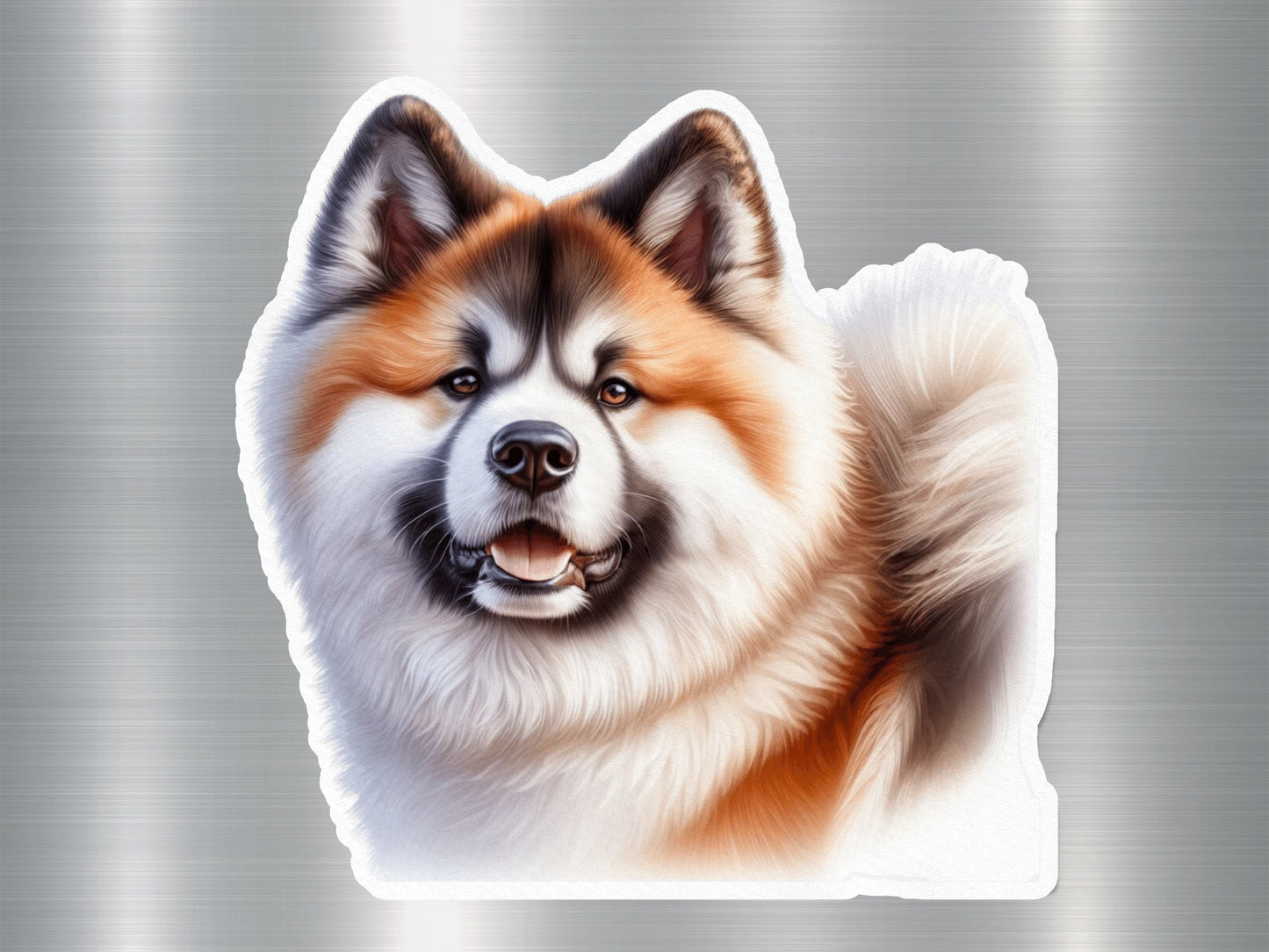 Lovable Akita Dog Sticker