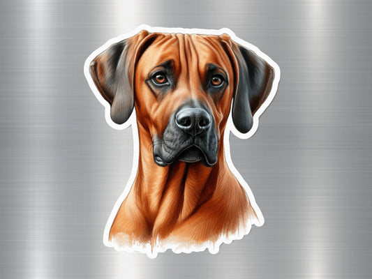 Delightful Rhodesian Ridgeback Dog Sticker