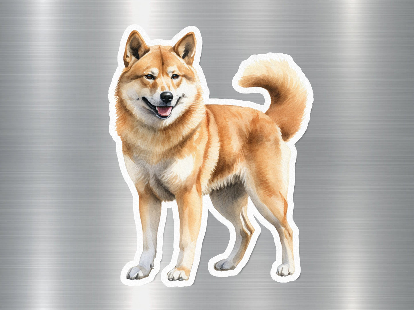 Delightful Shiba Inu Dog Sticker