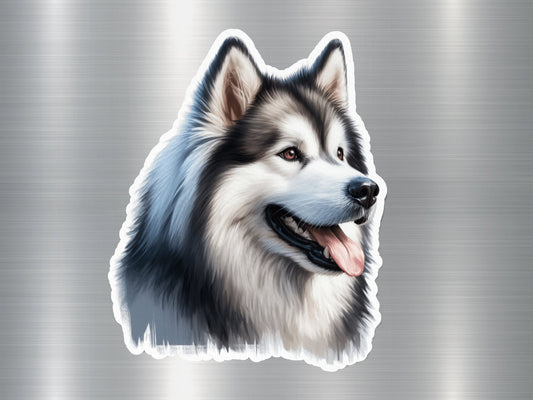 Appealing Siberian Husky Dog Sticker