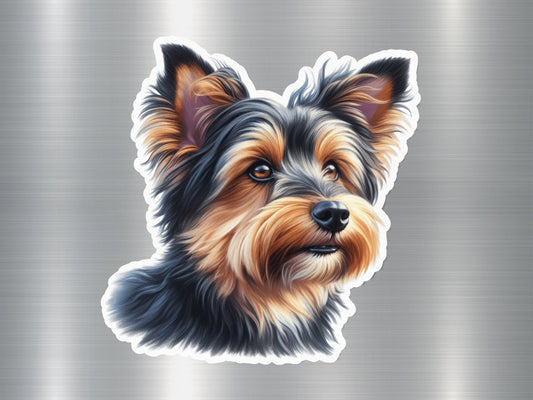 Appealing Yorkshire Terrier Dog Sticker