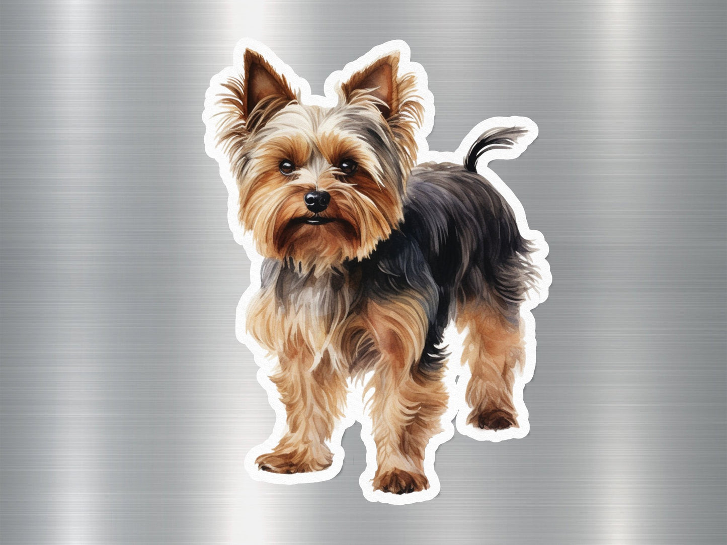 Lovable Yorkshire Terrier Dog Sticker