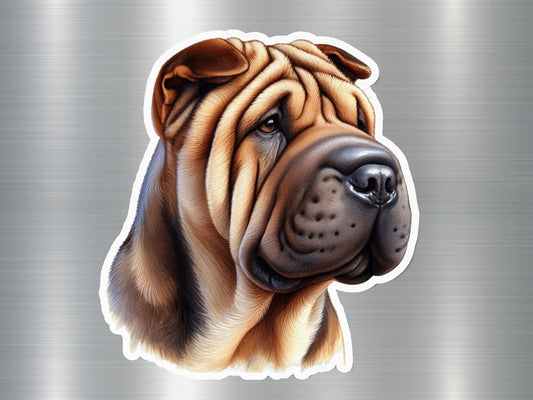 Shar Pei Dog Sticker