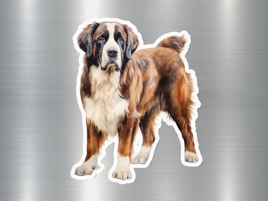 Appealing  Saint Bernard Dog Sticker