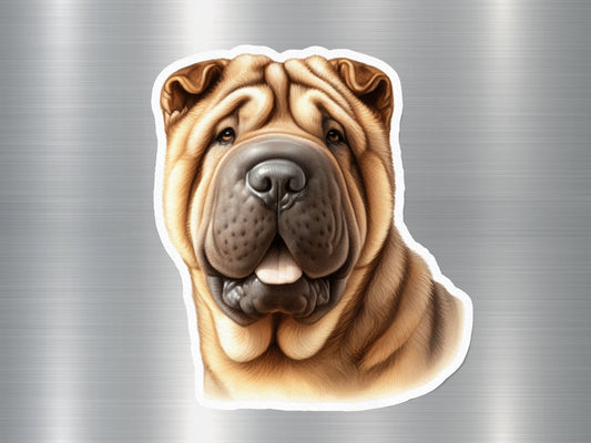 Cute Shar Pei Dog Sticker