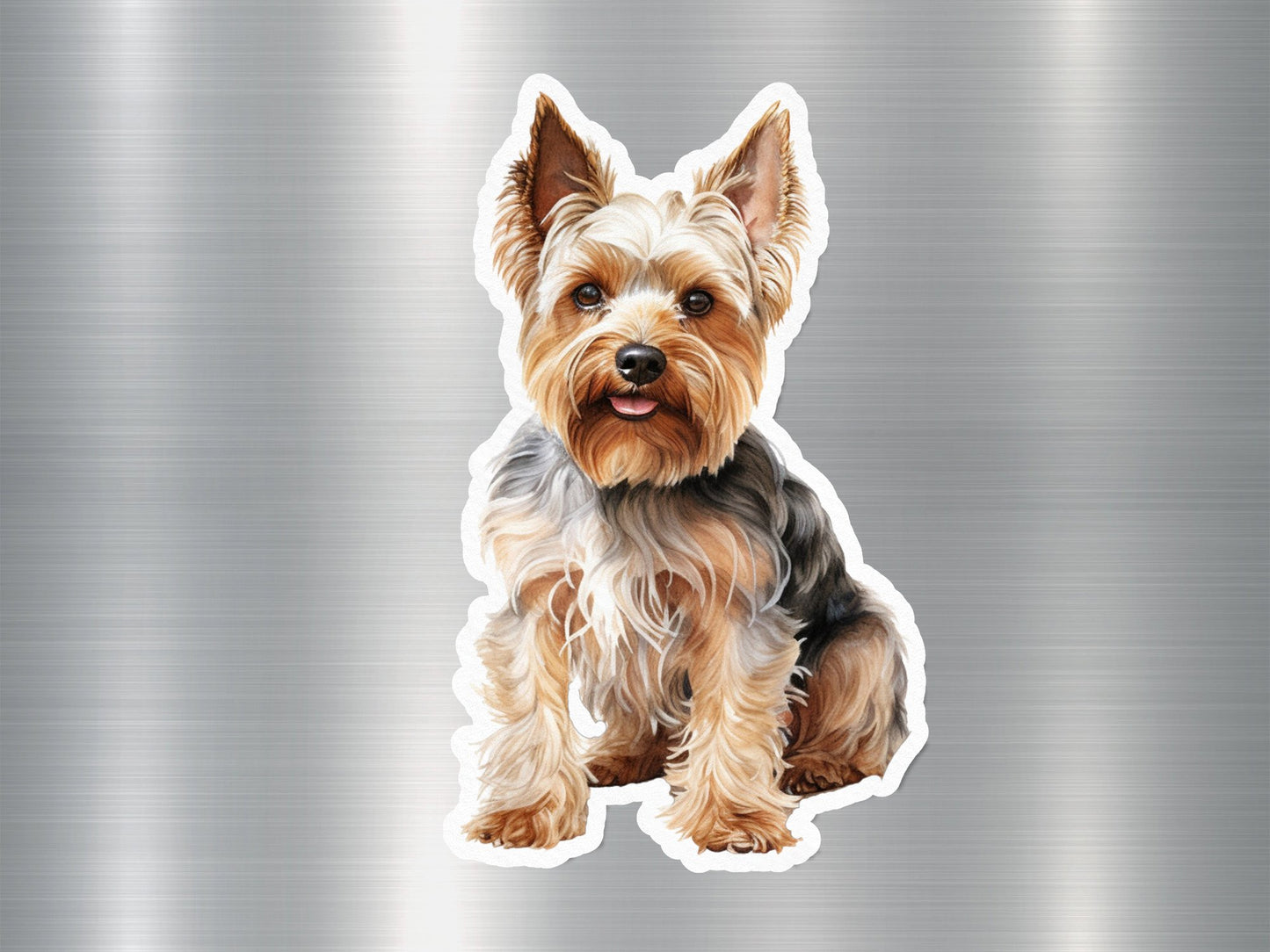 Charming Yorkshire Terrier Dog Sticker