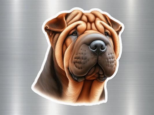 Charming Shar Pei Dog Sticker