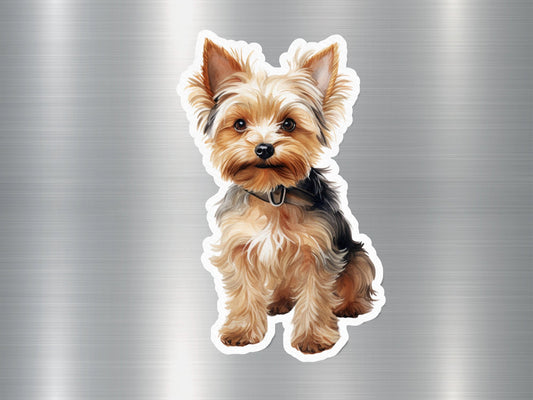 Appealing Yorkshire Terrier Dog Sticker