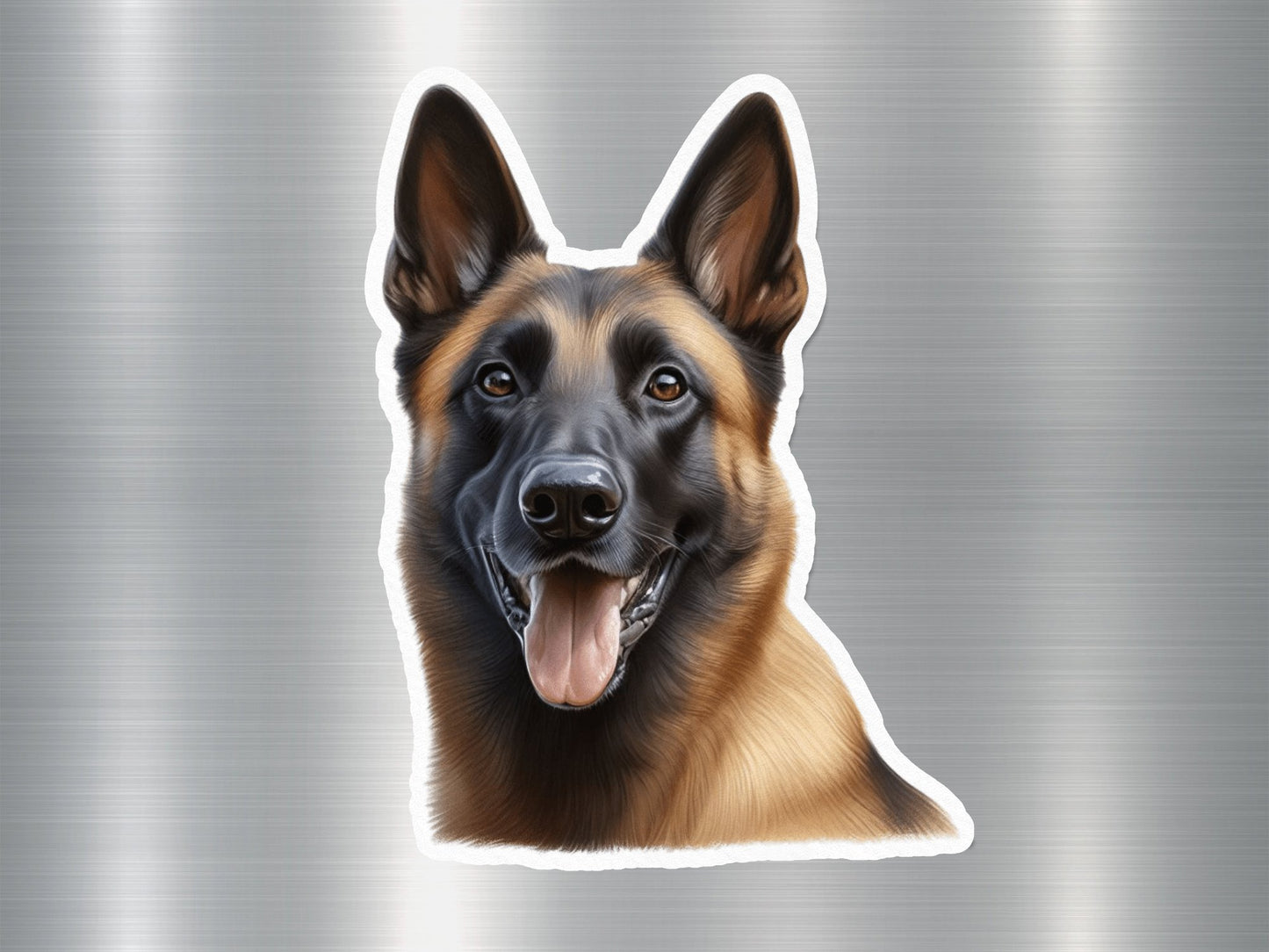 Attractive Belgian Malinois Dog Sticker