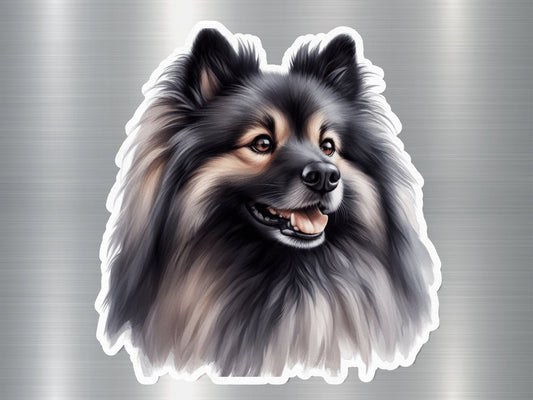 Keeshond Dog Sticker