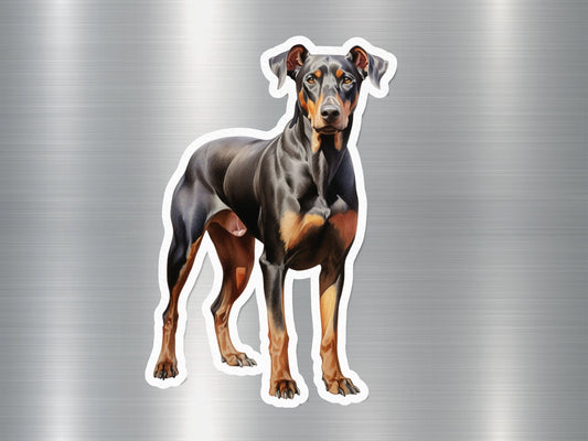 Cute German Pinscher Dog Sticker