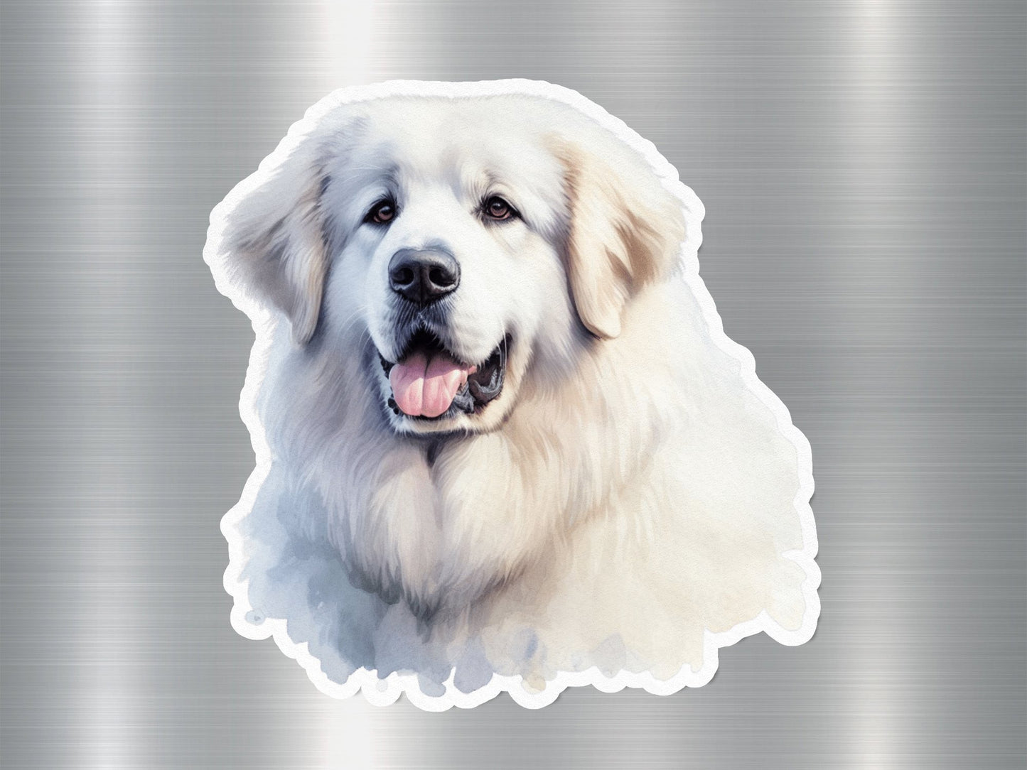 Cute Great Pyrenees Dog Sticker