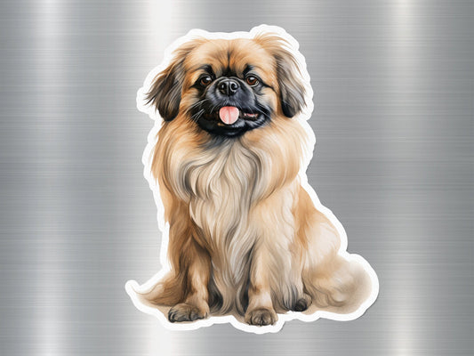 Cute Pekingese Dog Sticker