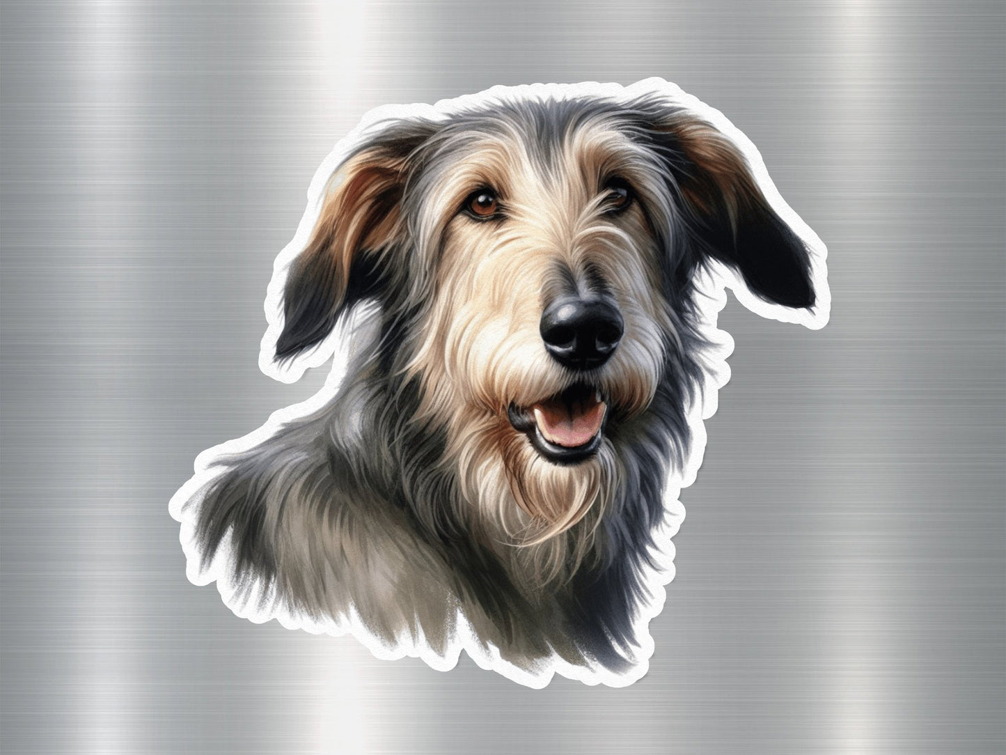 Delightful Irish Wolfhound Dog Sticker