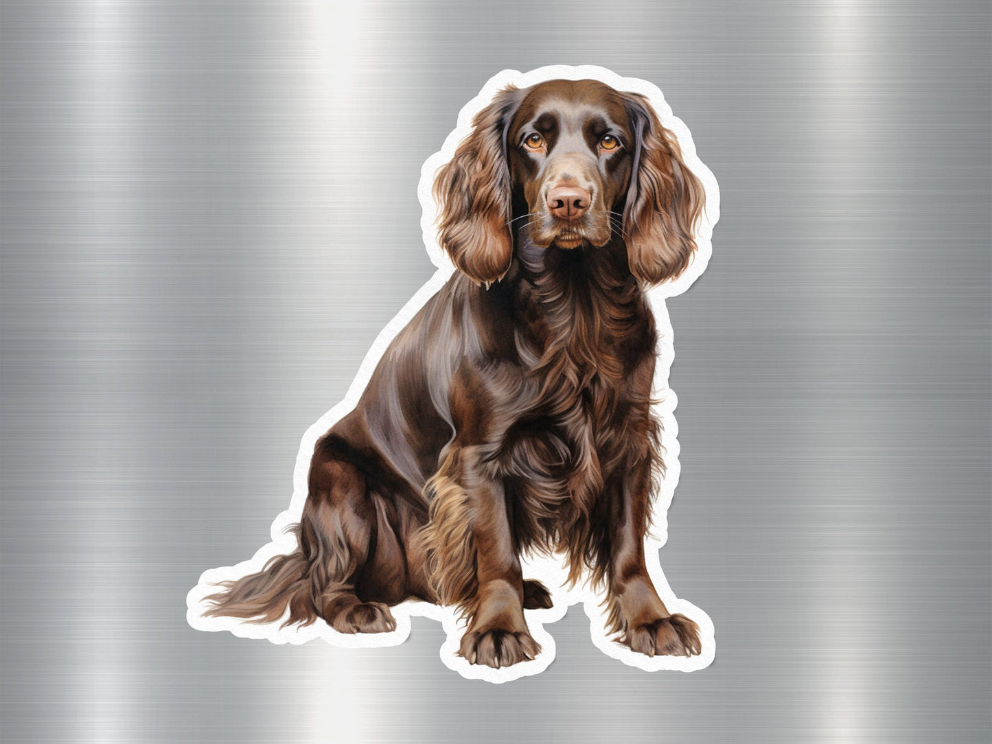 Fetching Boykin Spaniel Dog Sticker