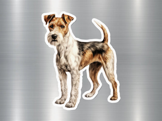 Adorable Fox Terrier Dog Sticker