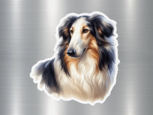 Siberian Tricolor Dog Sticker