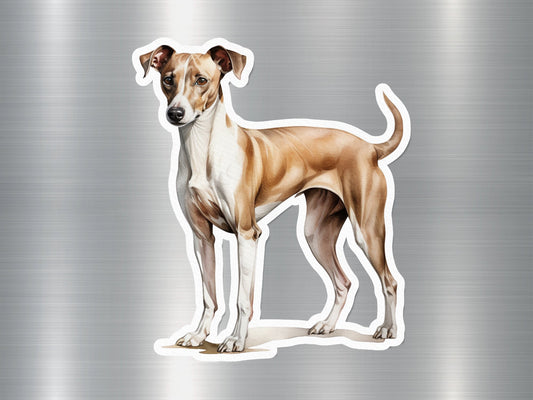 Sleek Speedster Dog Sticker