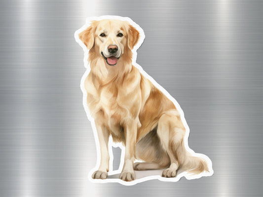 Golden Retriever Joy Dog Sticker