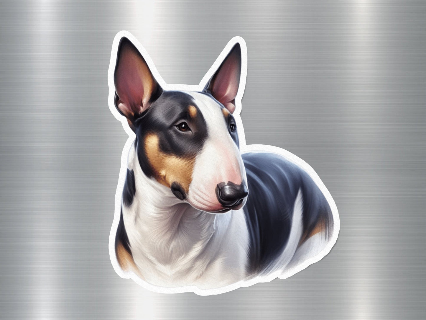 Black and White Beauty Joy Dog Sticker