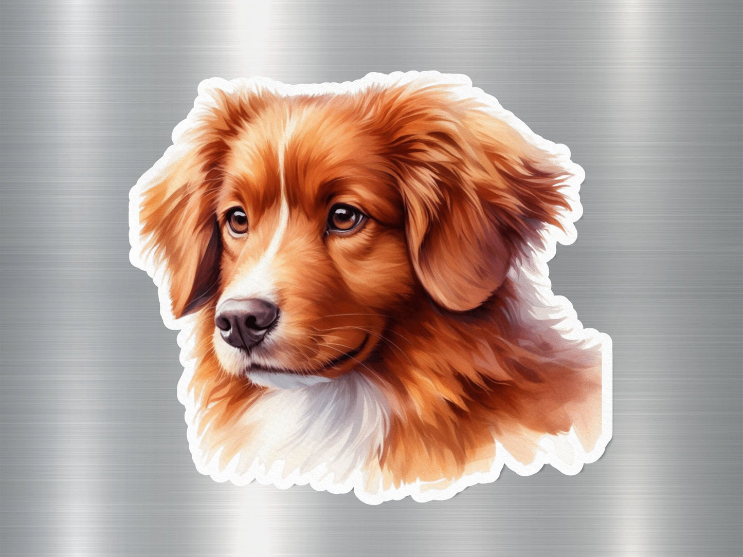 Toller Charm Dog Sticker