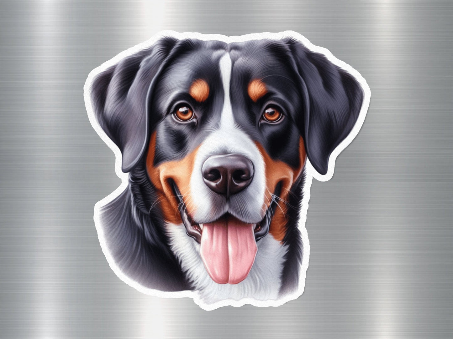 Bernese Mountain Dog Smile Sticker