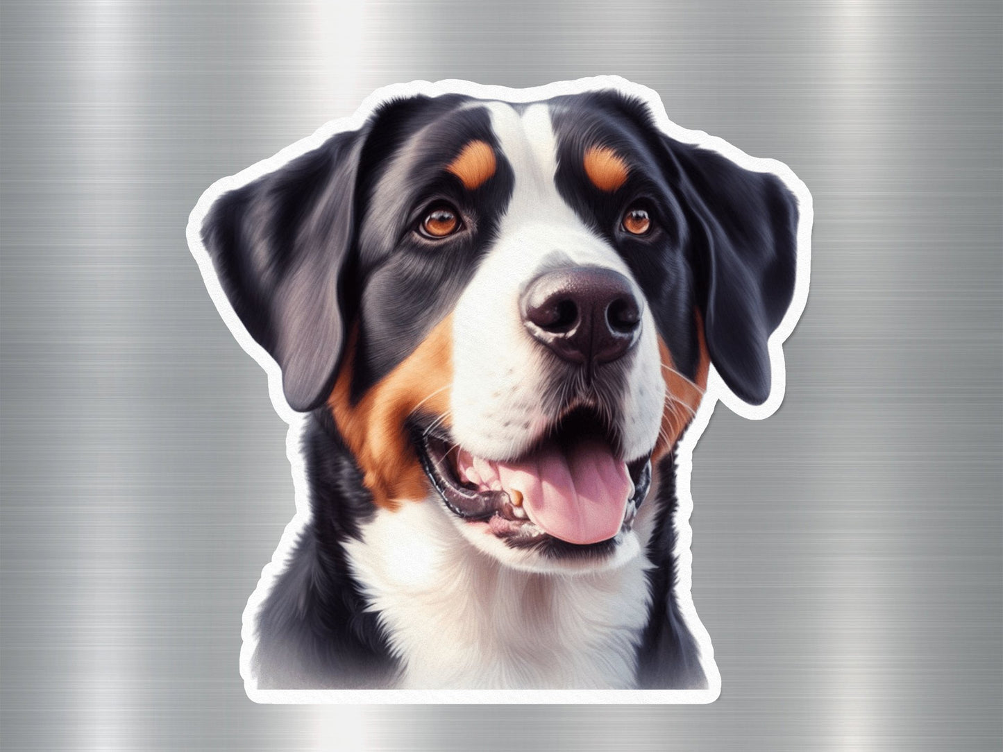 Happy Hound Dog Sticker