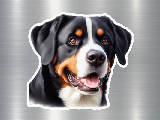 Swiss Charm Dog Sticker