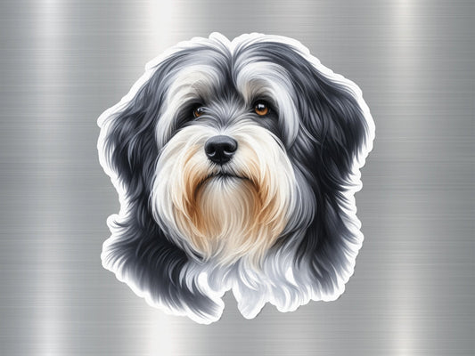 Wholesale Black and White Beauty Dog Sticker