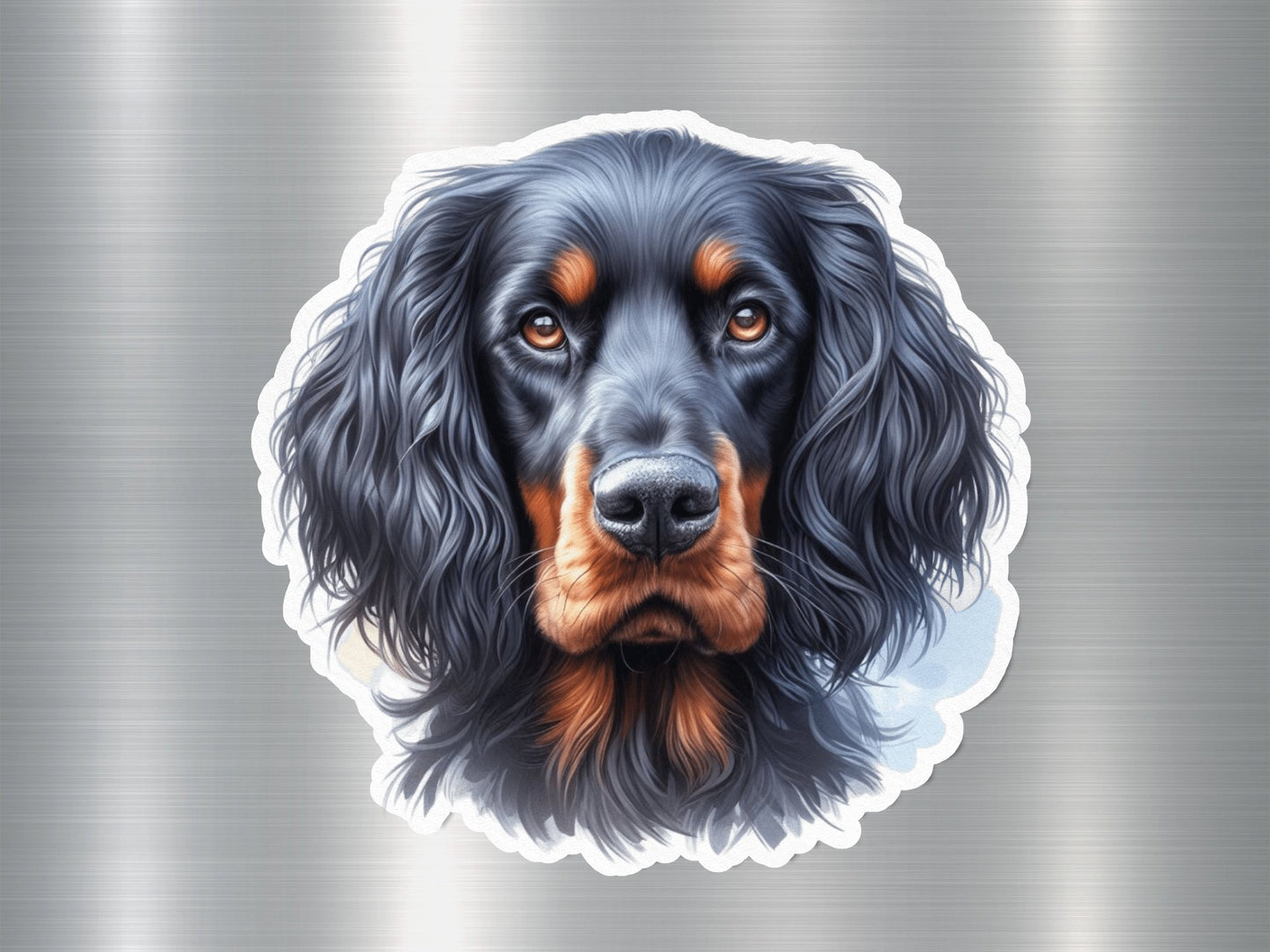 Dark-Eyed Dreamer Dog Sticker