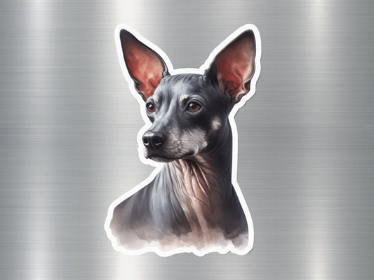 American Hairless Terrier Dog Sticker