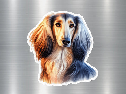 Saluki Desert Fox Dog Sticker