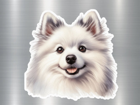 Happy Eskimo Dog Sticker