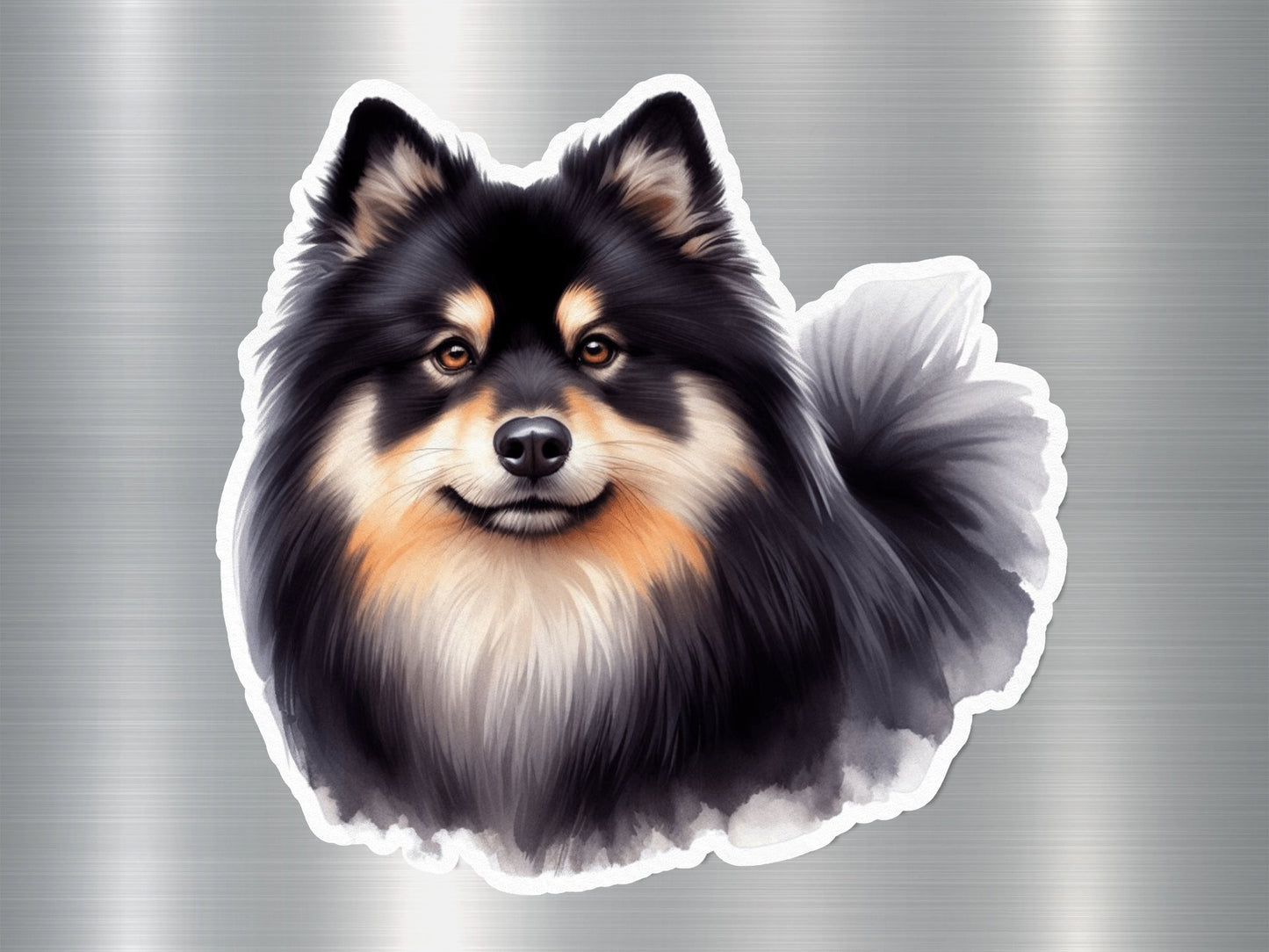 Happy Lapphund Dog Sticker